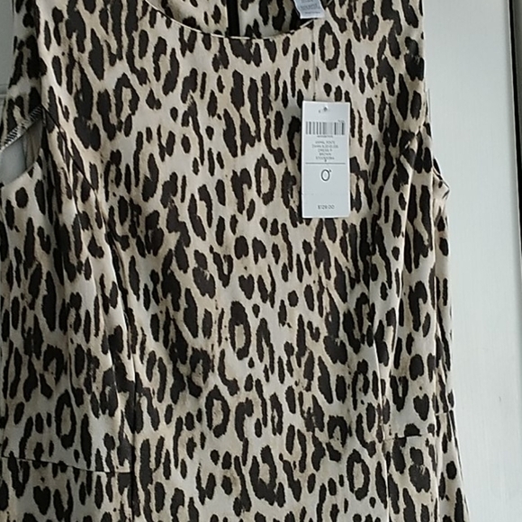 Chico's Animal Pointe Zahra Sleeveless Dress NWT - Picture 3 of 9